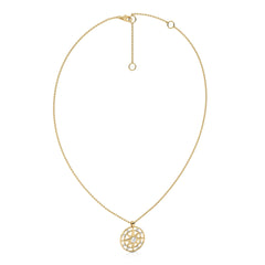 1/3 CT. Round Lab Created Diamond Starburst Coin Pendant