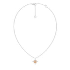 1/5 CT. Round Natural Diamond Starburst Pendant