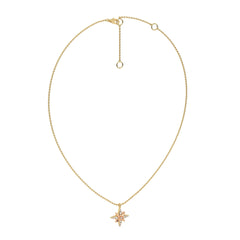 1/5 CT. Round Lab Created Diamond Starburst Pendant