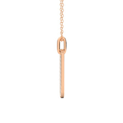 1/2 CT. Natural Diamond Dog Tag Pendant