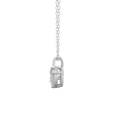 1/4 CT.Toi et Moi Pear Natural Diamond Pendant