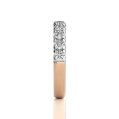 1 CT. Round Natural Diamond Half Eternity Band