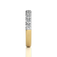 1 CT. Round Natural Diamond Half Eternity Band