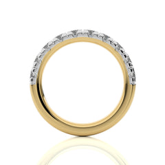 1 CT. Round Natural Diamond Half Eternity Band