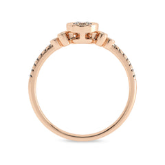 5/8 CT Vintage Lab Created Diamond Bridal Set