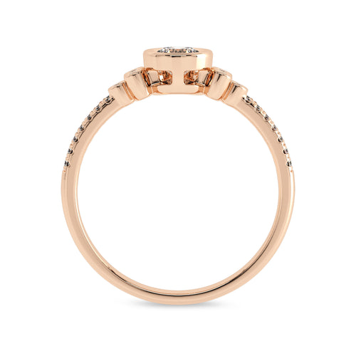 5/8 CT Vintage Lab Created Diamond Bridal Set