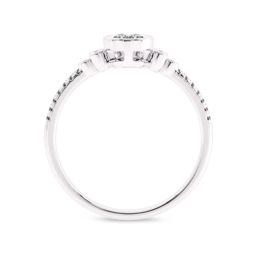 5/8 CT Vintage Lab Created Diamond Bridal Set