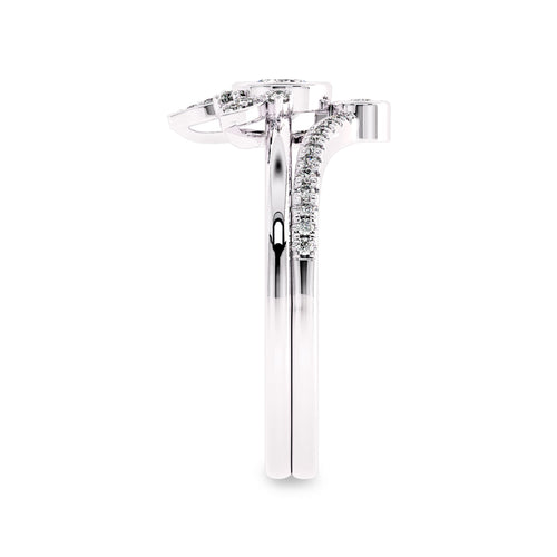 1/2 CT Vintage Lab Created Diamond Bridal Set
