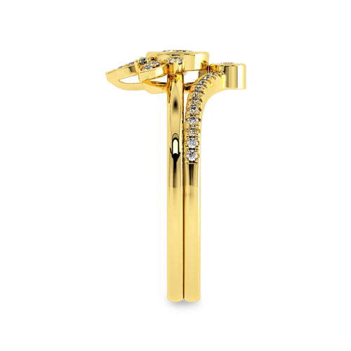 1/2 CT Vintage Lab Created Diamond Bridal Set