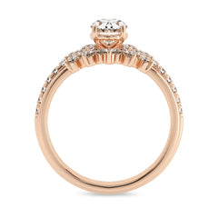 1 1/4 CT Lab Created Diamond Minimalist Bridal set