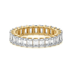 4 CT. Emerald Cut Natural Diamond Full Eternity Band