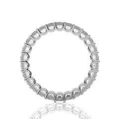 4 CT. Emerald Cut Natural Diamond Full Eternity Band