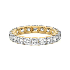 4 CT. Asscher Cut Lab created Diamond Full Eternity Band