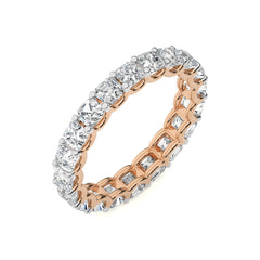 4 CT. Asscher Cut Lab created Diamond Full Eternity Band