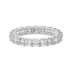 4 CT. Asscher Cut Lab created Diamond Full Eternity Band