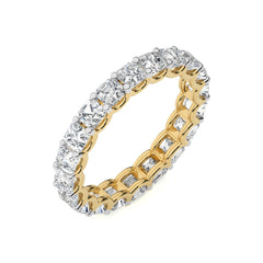 4 CT. Asscher Cut Lab created Diamond Full Eternity Band