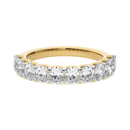 1/5 CT. Oval Lab Created Half Eternity Band