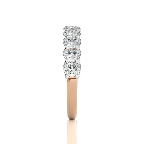 1/5 CT. Oval Natural Half Eternity Band