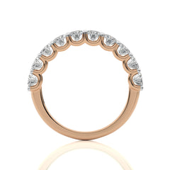 1/5 CT. Oval Lab Created Half Eternity Band