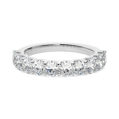 1/5 CT. Oval Natural Half Eternity Band