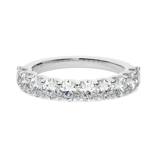 1/5 CT. Oval Lab Created Half Eternity Band