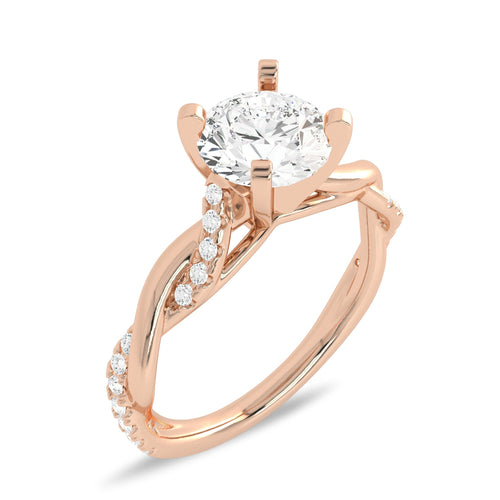1 1/2 CT. Spirited Serenade Round Solitaire Lab Created Diamond Engagement Ring