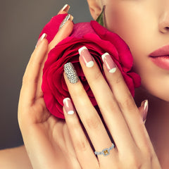 3/8 CT Round Diamond Semi Mount Halo Engagement Ring with Swirl Twist Shank