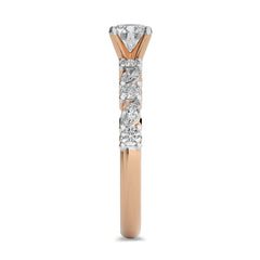 1 CT. Cocktail  Round and Marquise Natural Diamond Engagement Ring