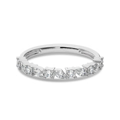 1/2 CT. Cocktail Round and Marquise Lab Created Diamond Wedding Band