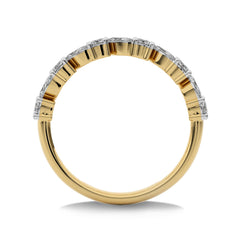 1/2 CT. Cocktail Round and Marquise Natural Diamond Wedding Band