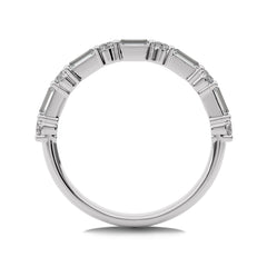 1/2 CT. Round and Baguette Natural Diamond Wedding Band