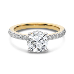1 3/4 CT. Round Natural Diamond Engagement Ring