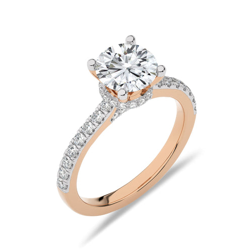 1 3/4 CT. Round Lab Created Diamond Engagement Ring