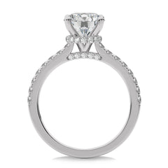 1 3/4 CT. Round Natural Diamond Engagement Ring