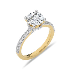 1 3/4 CT. Round Lab Created Diamond Engagement Ring