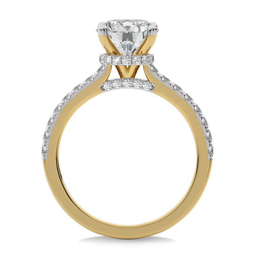 1 3/4 CT. Round Natural Diamond Engagement Ring