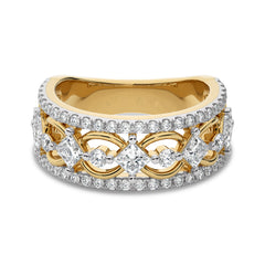 Impressive 1 1/2 CT. Cocktail Natural Diamond Ring