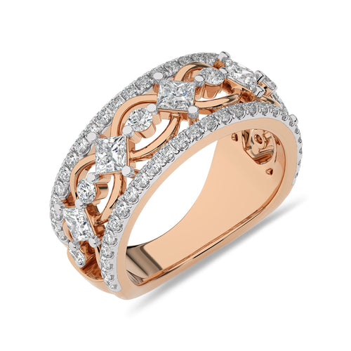 Impressive 1 1/2 CT. Cocktail Natural Diamond Ring
