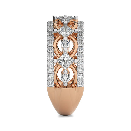 Impressive 1 1/2 CT. Cocktail Natural Diamond Ring