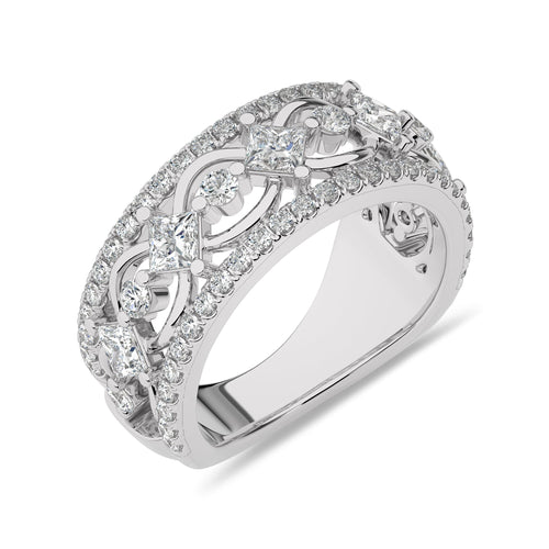 Impressive 1 1/2 CT. Cocktail Natural Diamond Ring