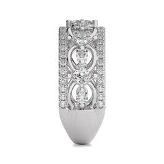 Impressive 1 1/2 CT. Cocktail Natural Diamond Ring