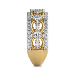 Impressive 1 1/2 CT. Cocktail Natural Diamond Ring