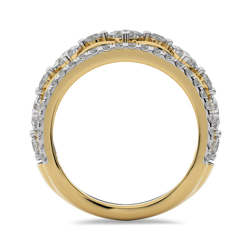 Impressive 1 1/2 CT. Cocktail Natural Diamond Ring