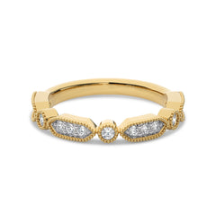 1/4 CT. Round Natural Diamond Band Ring