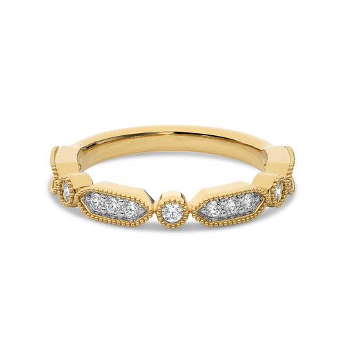 1/4 CT. Round Natural Diamond Band Ring