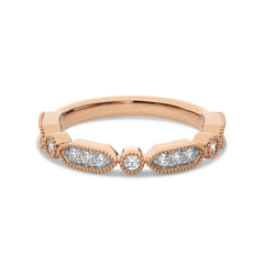1/4 CT. Round Natural Diamond Band Ring