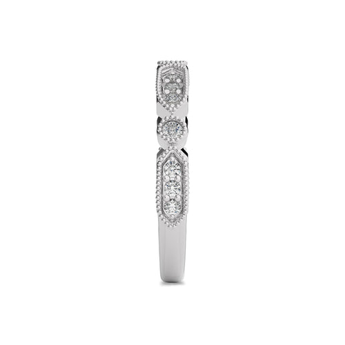 1/4 CT. Round Natural Diamond Band Ring