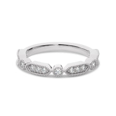 1/4 CT. Round Natural Diamond Band Ring