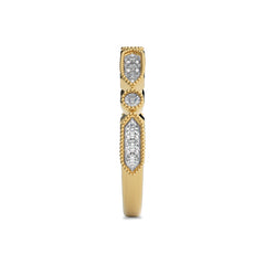 1/4 CT. Round Natural Diamond Band Ring