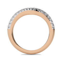 1/3 CT. Round Natural Diamond Chevron Band